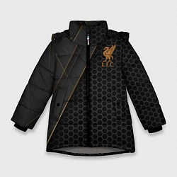 Куртка зимняя для девочки Liverpool FC, цвет: 3D-светло-серый