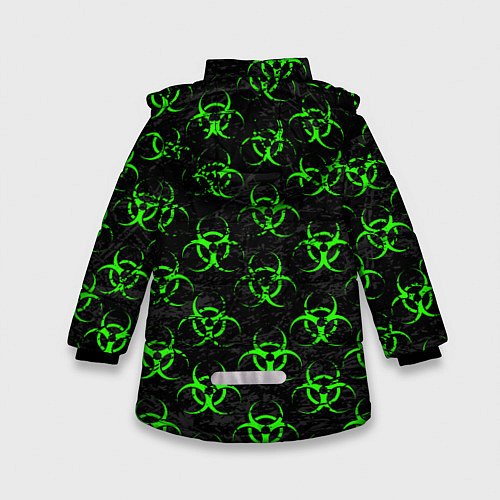 Зимняя куртка для девочки GREEN BIOHAZARD / 3D-Черный – фото 2
