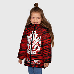 Куртка зимняя для девочки OVERLORD, цвет: 3D-светло-серый — фото 2