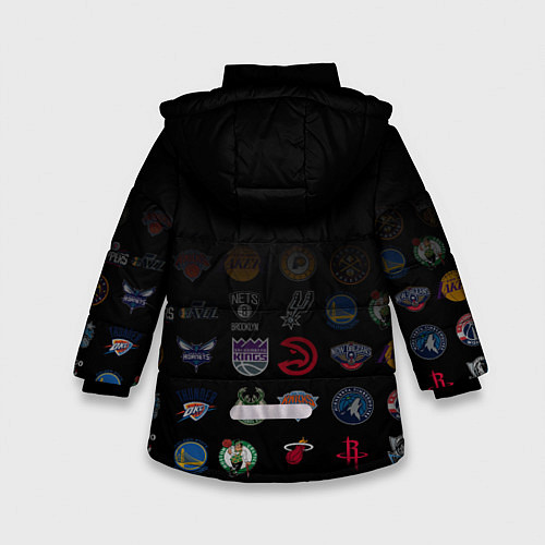 Зимняя куртка для девочки New Orleans Pelicans 1 / 3D-Черный – фото 2