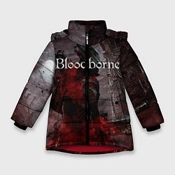 Куртка зимняя для девочки Bloodborne, цвет: 3D-красный