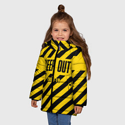 Куртка зимняя для девочки Keep out, цвет: 3D-красный — фото 2