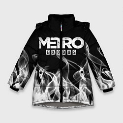 Куртка зимняя для девочки METRO EXODUS, цвет: 3D-светло-серый
