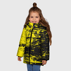 Куртка зимняя для девочки Liverpool F C, цвет: 3D-черный — фото 2
