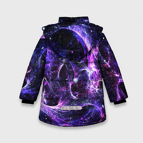 Зимняя куртка для девочки SPACE / 3D-Черный – фото 2