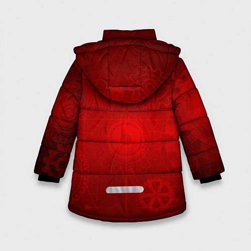 Зимняя куртка для девочки MAZDA / 3D-Черный – фото 2