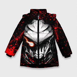 Куртка зимняя для девочки УБИЙЦА ГОБЛИНОВ, цвет: 3D-черный