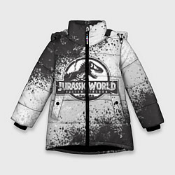 Куртка зимняя для девочки Jurassic World, цвет: 3D-черный