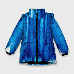 Куртка зимняя для девочки Будь в потоке, цвет: 3D-черный