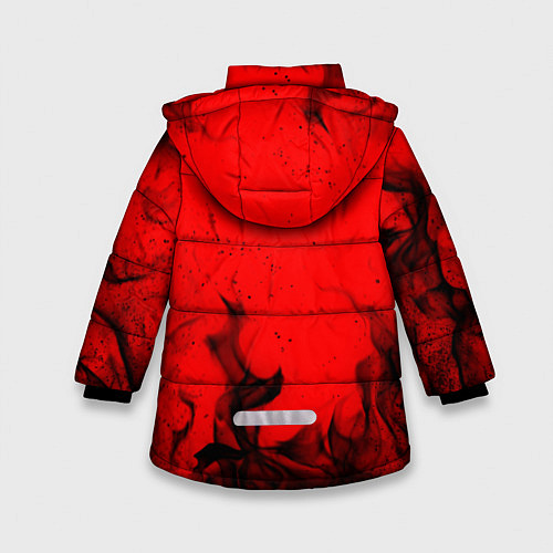 Зимняя куртка для девочки PREDATOR / 3D-Черный – фото 2