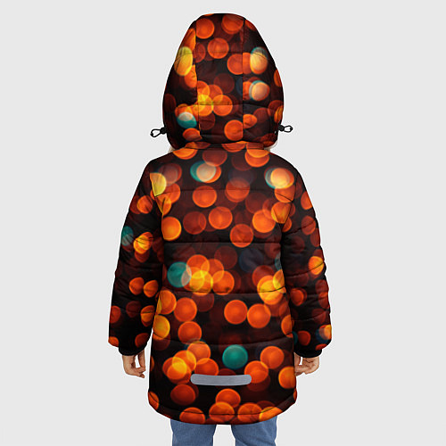 Зимняя куртка для девочки Боке / 3D-Красный – фото 4