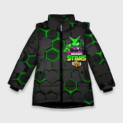 Зимняя куртка для девочки Brawl Stars Virus 8-Bit