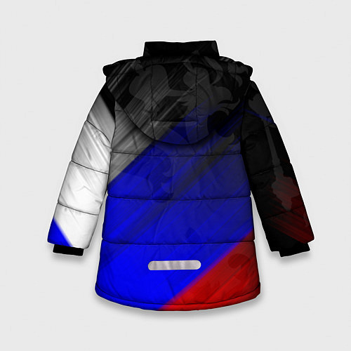 Зимняя куртка для девочки РОССИЯ / 3D-Черный – фото 2