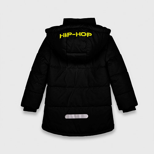 Зимняя куртка для девочки Hip-Hop / 3D-Черный – фото 2