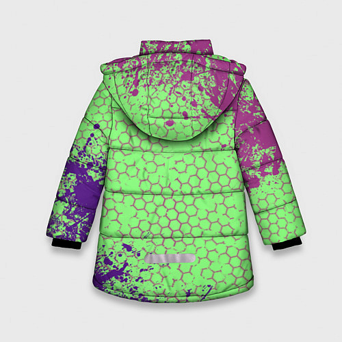 Зимняя куртка для девочки Brawl Stars Spike / 3D-Черный – фото 2