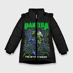 Куртка зимняя для девочки PANTERA, цвет: 3D-черный