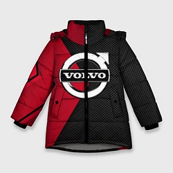 Куртка зимняя для девочки VOLVO, цвет: 3D-светло-серый