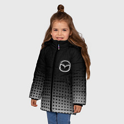 Куртка зимняя для девочки Mazda, цвет: 3D-черный — фото 2