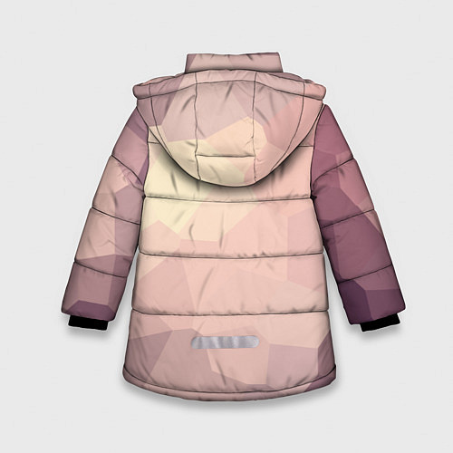 Зимняя куртка для девочки Пикси кристаллы / 3D-Черный – фото 2