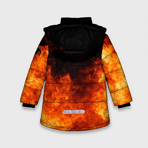 Зимняя куртка для девочки GTA / 3D-Черный – фото 2