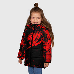 Куртка зимняя для девочки Fairy Tail 3, цвет: 3D-черный — фото 2