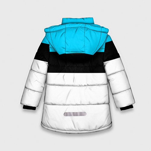 Зимняя куртка для девочки Россия / 3D-Черный – фото 2