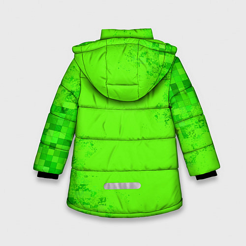 Зимняя куртка для девочки MINECRAFT / 3D-Черный – фото 2