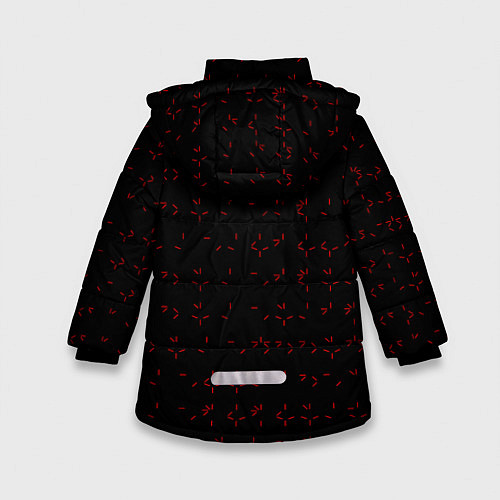 Зимняя куртка для девочки Предатор Z / 3D-Черный – фото 2
