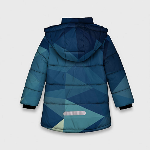 Зимняя куртка для девочки DARK BLUE / 3D-Черный – фото 2