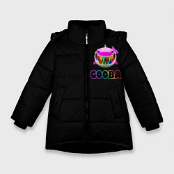 Куртка зимняя для девочки GOOBA - 6ix9ine, цвет: 3D-черный