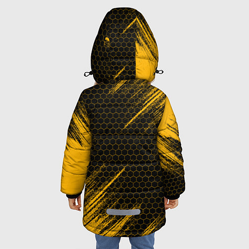 Зимняя куртка для девочки НИТА БРАВЛ СТАРС / 3D-Светло-серый – фото 4
