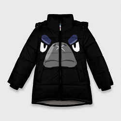 Куртка зимняя для девочки Brawl Stars, цвет: 3D-светло-серый