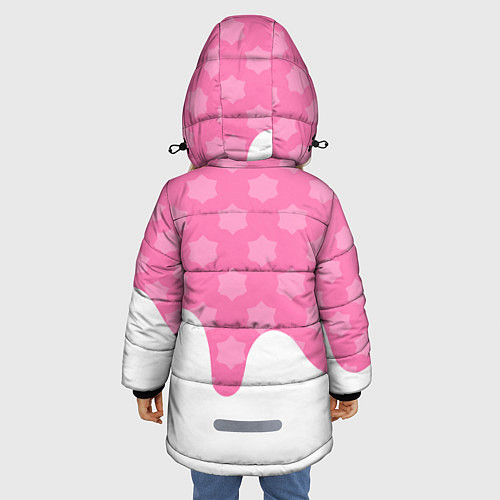 Зимняя куртка для девочки Brawl stars Unicorn / 3D-Красный – фото 4