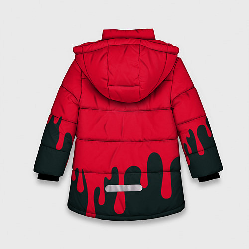 Зимняя куртка для девочки Chicago Bulls / 3D-Черный – фото 2
