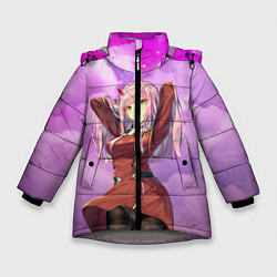 Куртка зимняя для девочки Darling, цвет: 3D-светло-серый