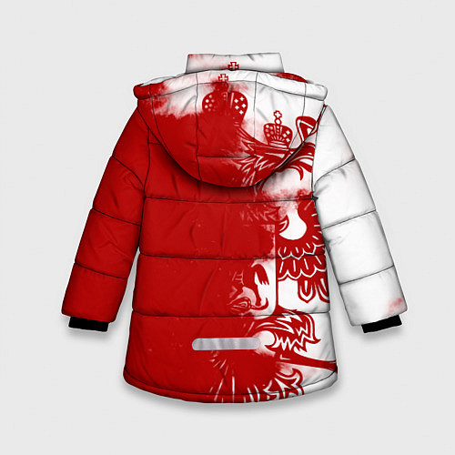 Зимняя куртка для девочки Russia / 3D-Черный – фото 2