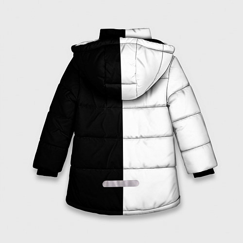 Зимняя куртка для девочки BLACK & WHITE / 3D-Черный – фото 2