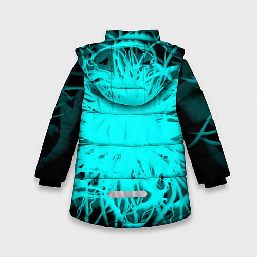 Зимняя куртка для девочки Brawl Stars CROW / 3D-Черный – фото 2