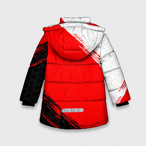 Зимняя куртка для девочки HONDA / 3D-Черный – фото 2