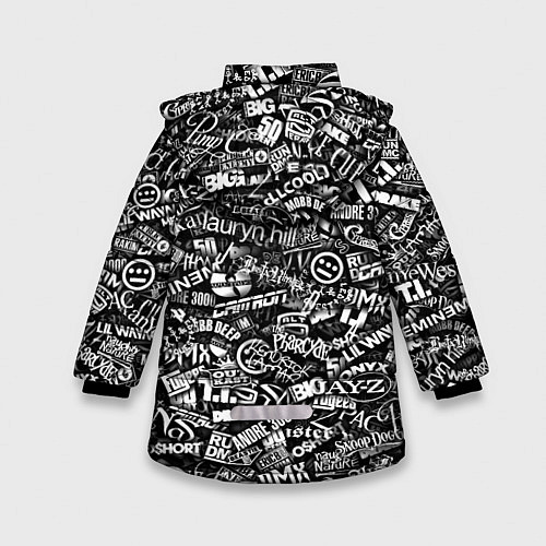 Зимняя куртка для девочки Top Hip Hop / 3D-Черный – фото 2
