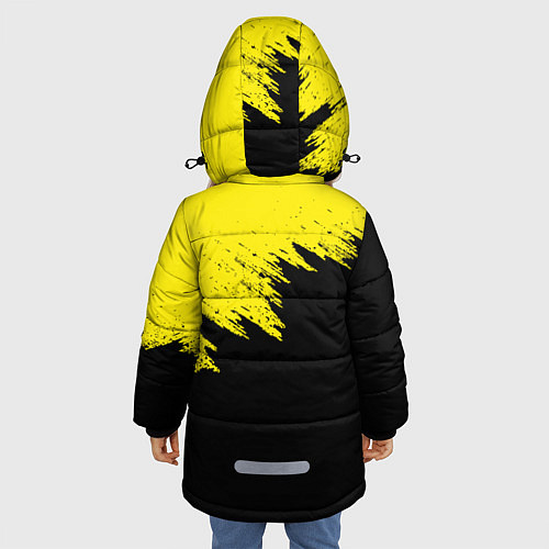 Зимняя куртка для девочки BORUSSIA / 3D-Светло-серый – фото 4