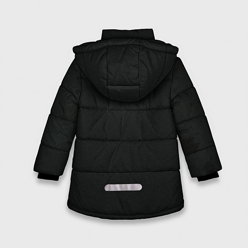 Зимняя куртка для девочки Baldurs gate 3 / 3D-Черный – фото 2