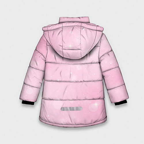 Зимняя куртка для девочки Love Розы / 3D-Черный – фото 2
