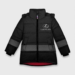 Куртка зимняя для девочки LEXUS, цвет: 3D-красный