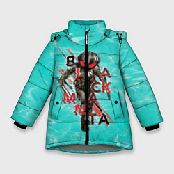 Куртка зимняя для девочки BLACK MANTA, цвет: 3D-светло-серый