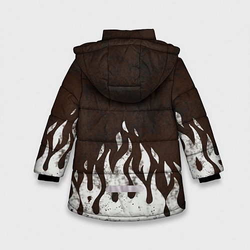 Зимняя куртка для девочки Cs:go - Оксидное пламя / 3D-Черный – фото 2