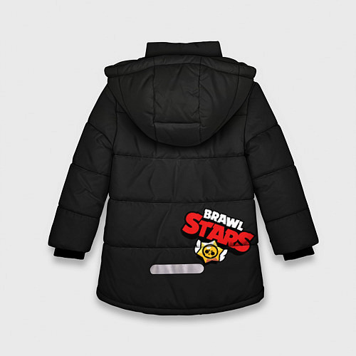 Зимняя куртка для девочки Brawl Stars Jassie / 3D-Черный – фото 2