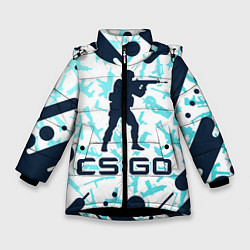 Зимняя куртка для девочки CS GO КС ГО