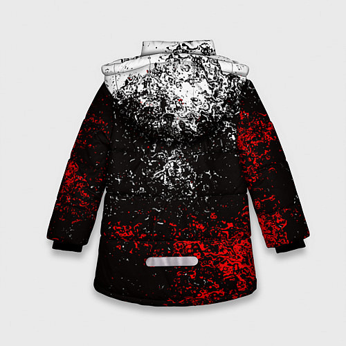 Зимняя куртка для девочки ВЕДЬМАК THE WITCHER / 3D-Черный – фото 2