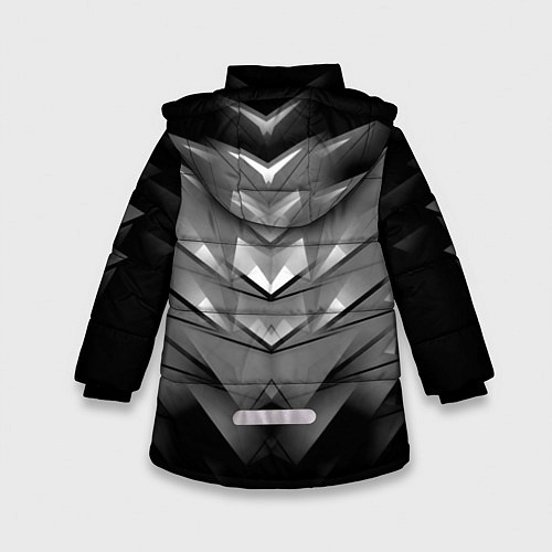 Зимняя куртка для девочки AUDI / 3D-Черный – фото 2